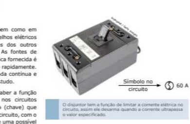 Imagem ilustrativa de um disjuntor residencial extraída do material-base